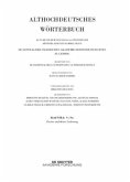 Band VIII,1: S-Sn. 2.-3. Lieferung (saharahi bis satulgiskirri) / Althochdeutsches Wörterbuch Band VIII-1/2-3