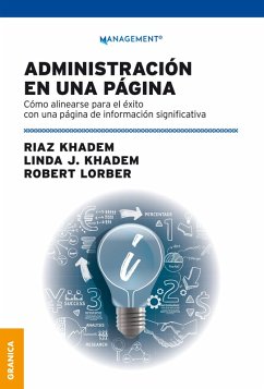 Administración en una página (eBook, ePUB) - Khadem, Riaz; Khadem, Linda J.; Lorber, Robert