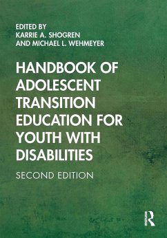 Cover Handbook of Adolescent Transition Education for Youth with Disabilities (eBook, ePUB)