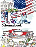 USA Coloring Book: Adult Colouring Fun, Stress Relief Relaxation and Escape
