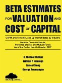 Beta Estimates for Valuation and Cost of Capital, As of the End of 4th Quarter, 2017