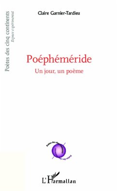 Poéphéméride - Garnier-Tardieu, Claire