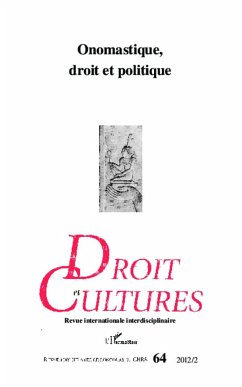 Onomastique, droit et politique - Collectif