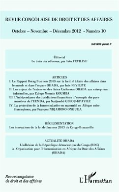 Revue congolaise de droit et des affaires - Feviliye, Ines