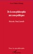 De la non-philosophie aux non-politiques - Bild 1