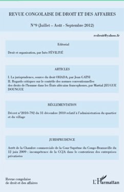 Revue congolaise de droit et des affaires n°9 - Collectif