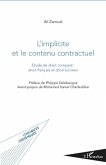 L'implicite et le contenu contractuel L'implicite et le contenu contractuel