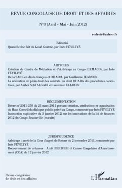 Revue congolaise de droit et des affaires 8 - Collectif