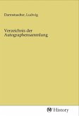 Verzeichnis der Autographensammlung