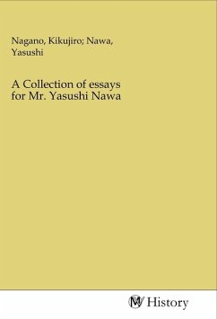 Cover A Collection of essays for Mr. Yasushi Nawa