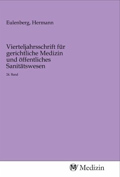Cover Vierteljahrsschrift für gerichtliche Medizin und öffentliches Sanitätswesen