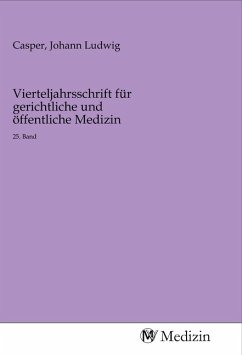 Cover Vierteljahrsschrift für gerichtliche und öffentliche Medizin
