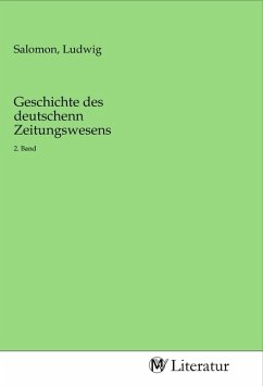 Cover Geschichte des deutschenn Zeitungswesens