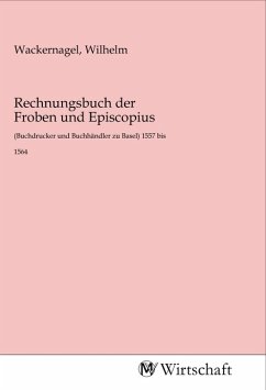 Rechnungsbuch der Froben und Episcopius