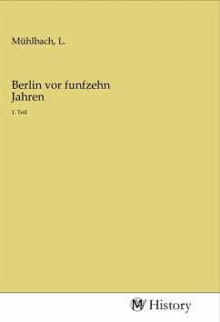 Cover Berlin vor funfzehn Jahren