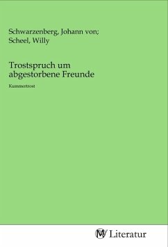 Cover Trostspruch um abgestorbene Freunde