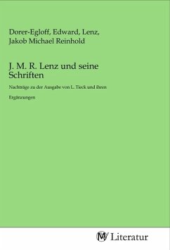 J. M. R. Lenz und seine Schriften