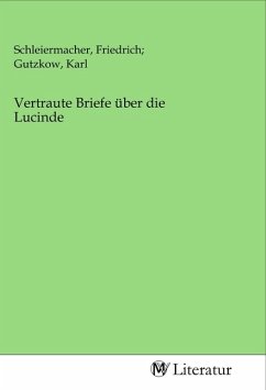 Cover Vertraute Briefe über die Lucinde
