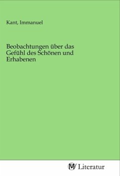 Beobachtungen über das Gefühl des Schönen und Erhabenen