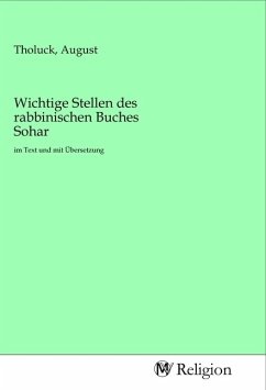 Wichtige Stellen des rabbinischen Buches Sohar