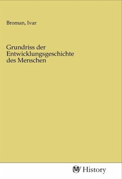 Cover Grundriss der Entwicklungsgeschichte des Menschen