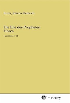Cover Die Ehe des Propheten Hosea