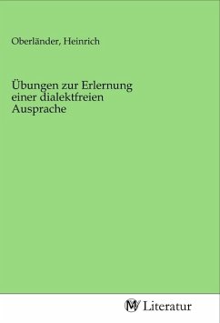 Cover Übungen zur Erlernung einer dialektfreien Ausprache