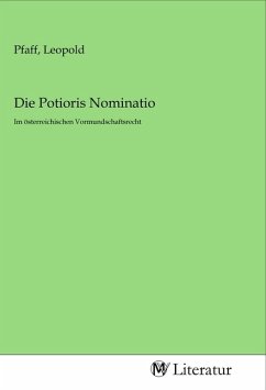 Cover Die Potioris Nominatio