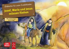 Josef, Maria und Jesus müssen fliehen. Kamishibai Bildkartenset - Nommensen, Klaus-Uwe