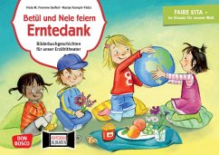 Betül und Nele feiern Erntedank. Kamishibai Bildkartenset. - Fromme-Seifert, Viola M.;Kamcili-Yildiz, Naciye