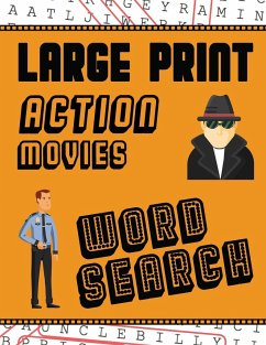 Large Print Action Movies Word Search - Puzzle Books, Makmak