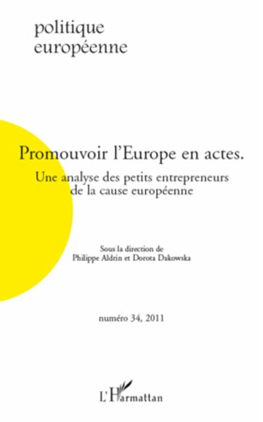 Promouvoir l'Europe en actes Promouvoir l'Europe en actes