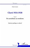 Clarté 1924-1928 (Tome II)