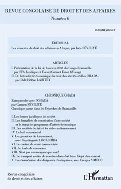 Revue congolaise de droit et des affaires n° 6 - Collectif