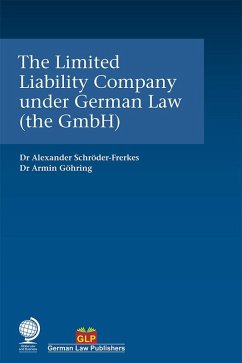 Cover The Limited Liability Company under German Law (the GmbH) (eBook, ePUB)