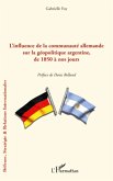L'influence de la communauté allemande sur la géopolitique argentine, de 1850 à nos jours