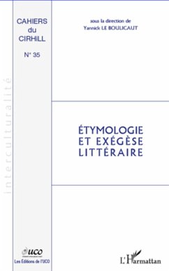 Cover Etymologie et exégèse littéraire