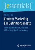 Content Marketing – Ein Definitionsansatz (eBook, PDF)