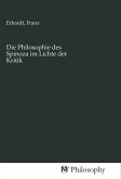 Die Philosophie des Spinoza im Lichte der Kritik