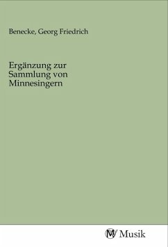 Ergänzung zur Sammlung von Minnesingern