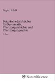 Botanische Jahrbücher für Systematik, Pflanzengeschichte und Pflanzengeographie