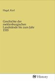 Geschichte der meklenburgischen Landstände bis zum Jahr 1555