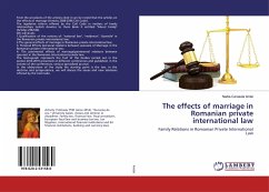 The effects of marriage in Romanian private international law