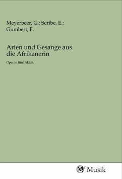 Cover Arien und Gesange aus die Afrikanerin