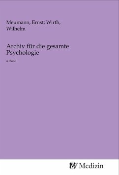 Archiv für die gesamte Psychologie