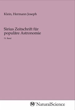 Sirius Zeitschrift für populäre Astronomie