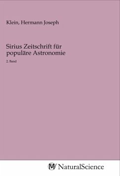 Sirius Zeitschrift für populäre Astronomie