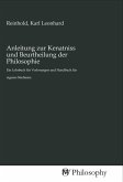 Anleitung zur Kenatniss und Beurtheilung der Philosophie