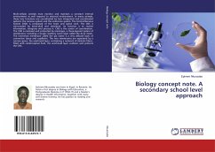 Biology concept note. A secondary school level approach