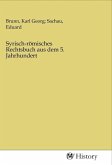 Syrisch-römisches Rechtsbuch aus dem 5. Jahrhundert